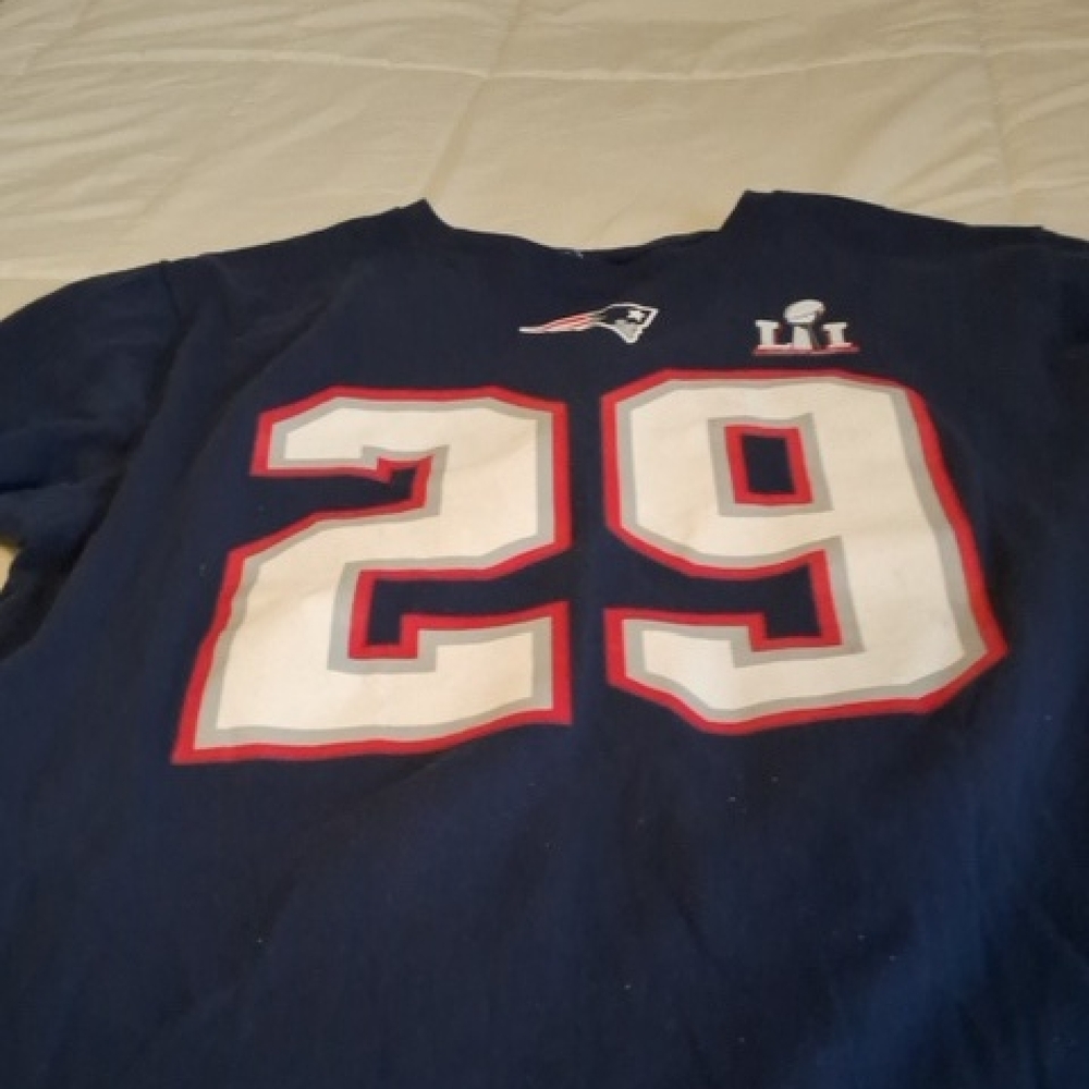 Majestic Navy Blue Football Jersey